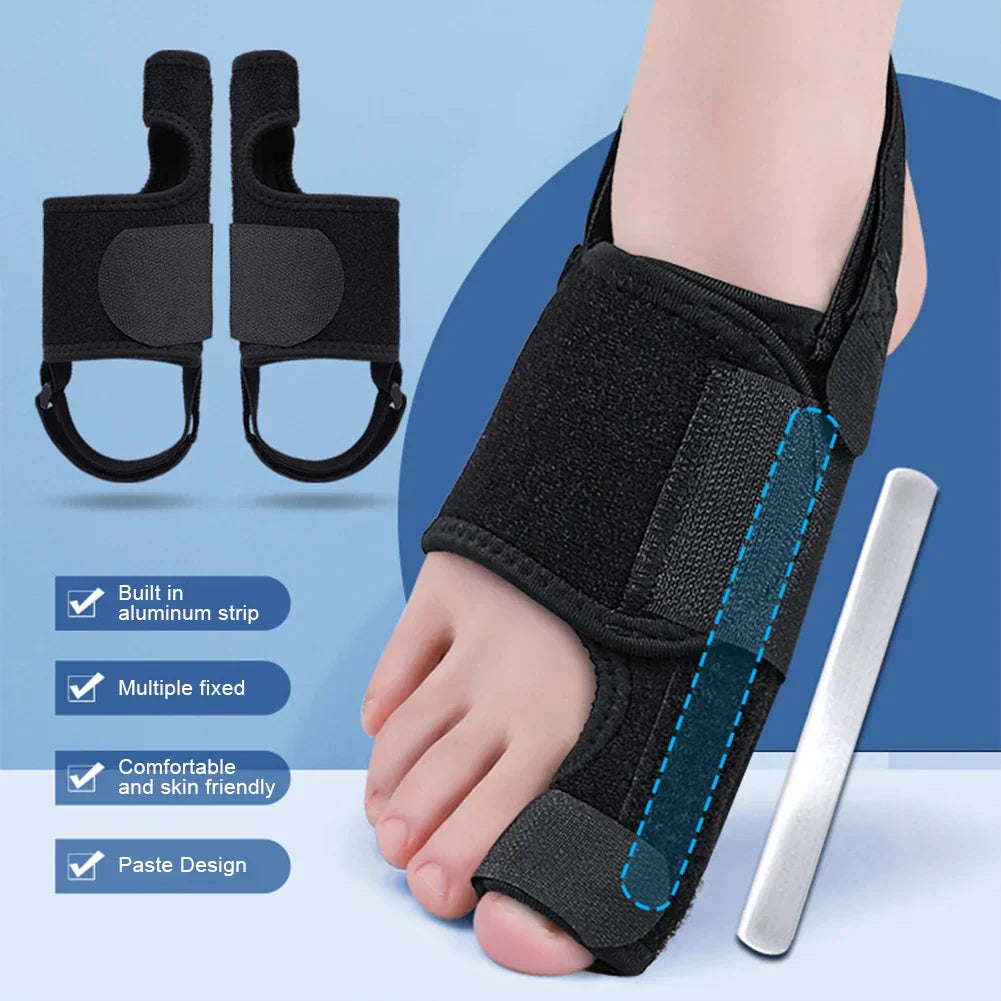 Hallux Valgus Korrektor – Orthopädische Zehenkorrektur mit Verstellbarem Riemen, Atmungsaktiv und Hautfreundlich 0