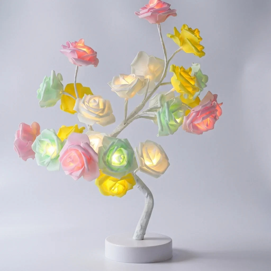 Handcrafted Floral Light Sculpture - Glowbloom 10
