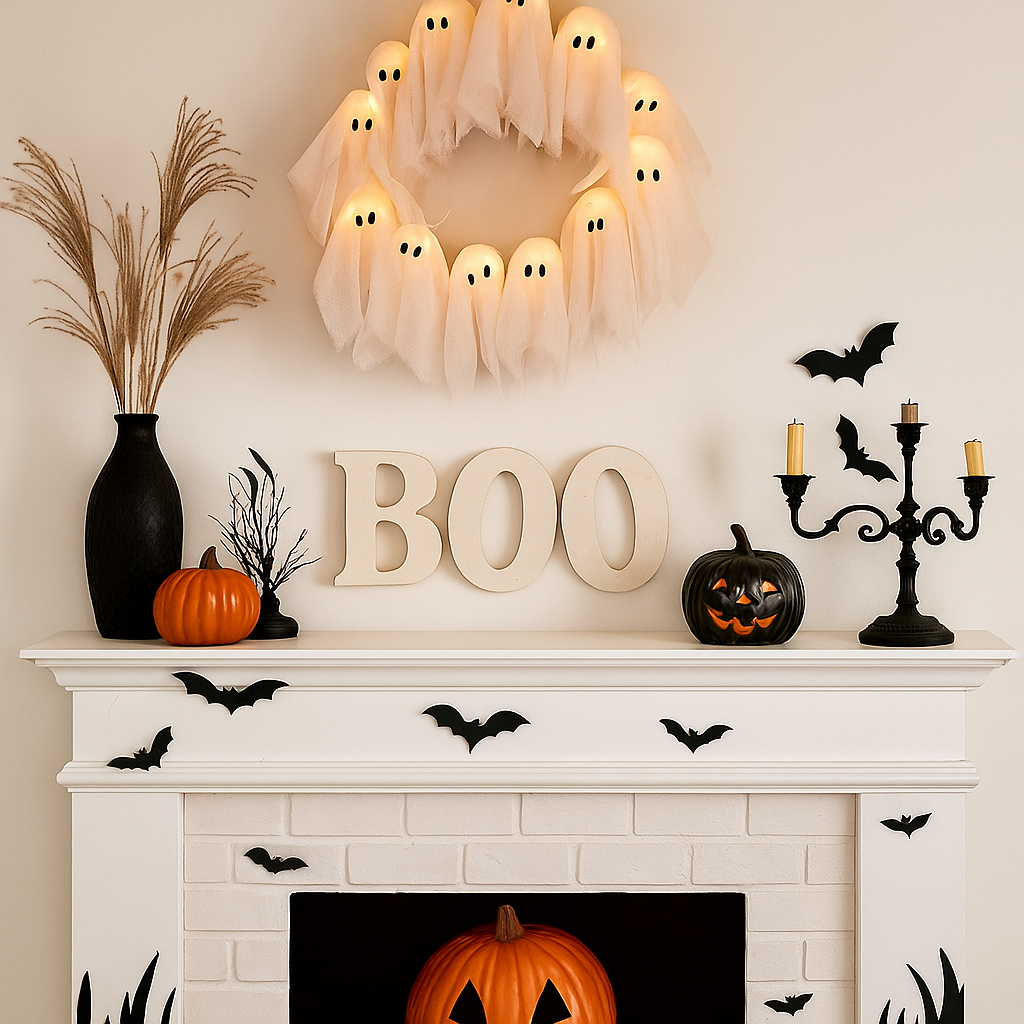 HauntGlow Halloween Krans | Betoverende glow krans voor een spooky feestelijke touch 1