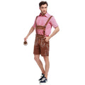 BavariaGent – Heren lederhosen set met overhemd & hoed – Wiesn-look voor mannen
