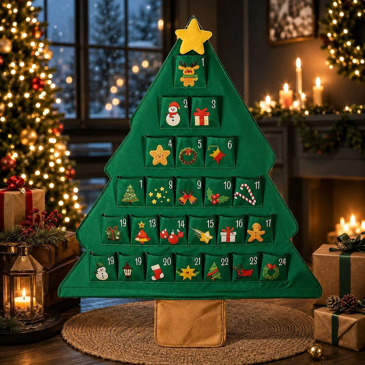 Refillable advent calendar