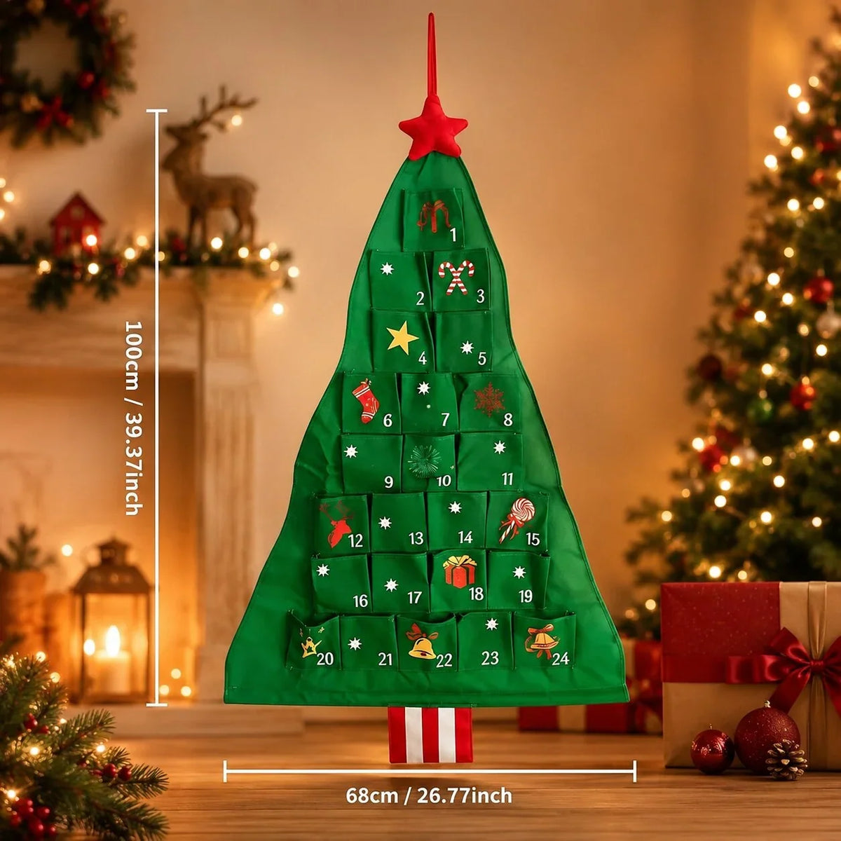 Refillable advent calendar