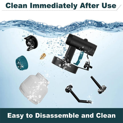 High-pressure Cordless Paint Sprayer with 2 Batteries 2