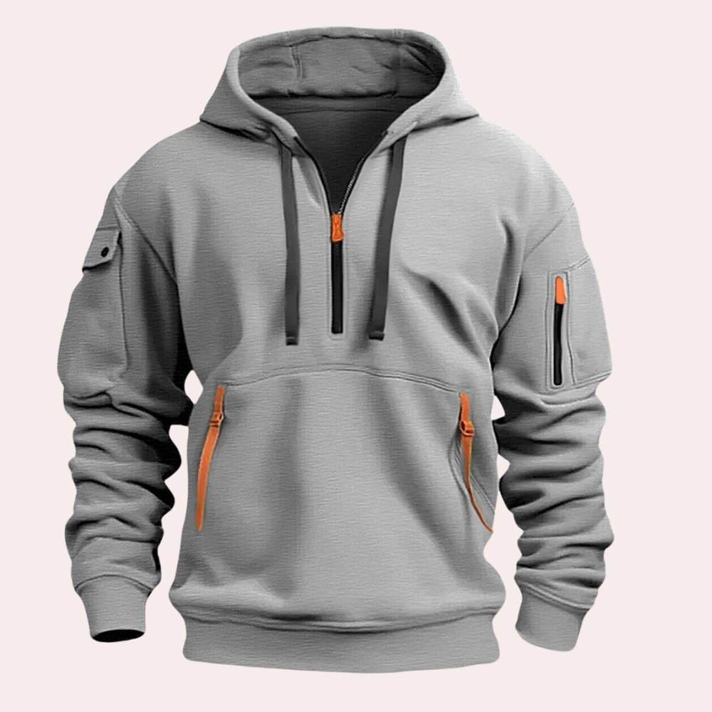 Hoodie Met Halve Rits en Capuchon - Ralph 2