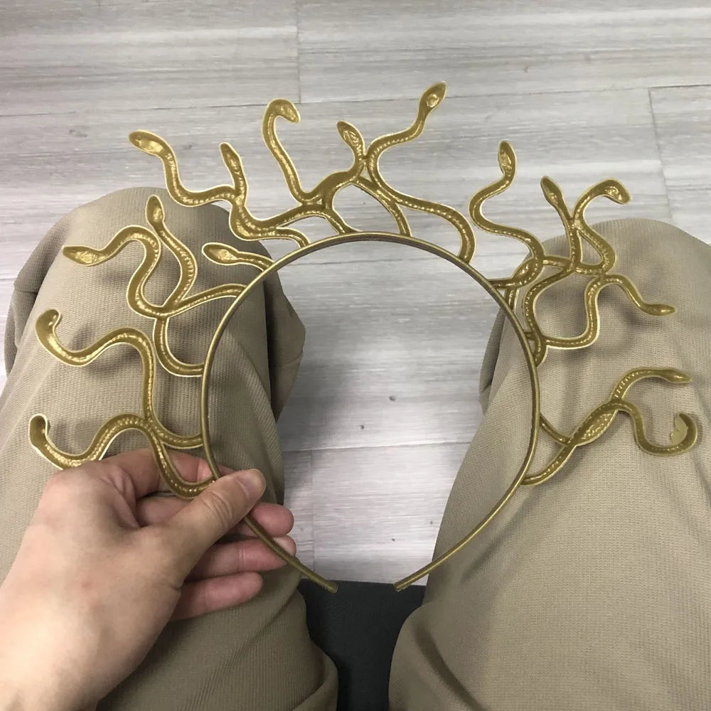 Hoofdband Dames Medusa Slang Ontwerp voor Cosplay en Feestelijke Gelegenheden 4