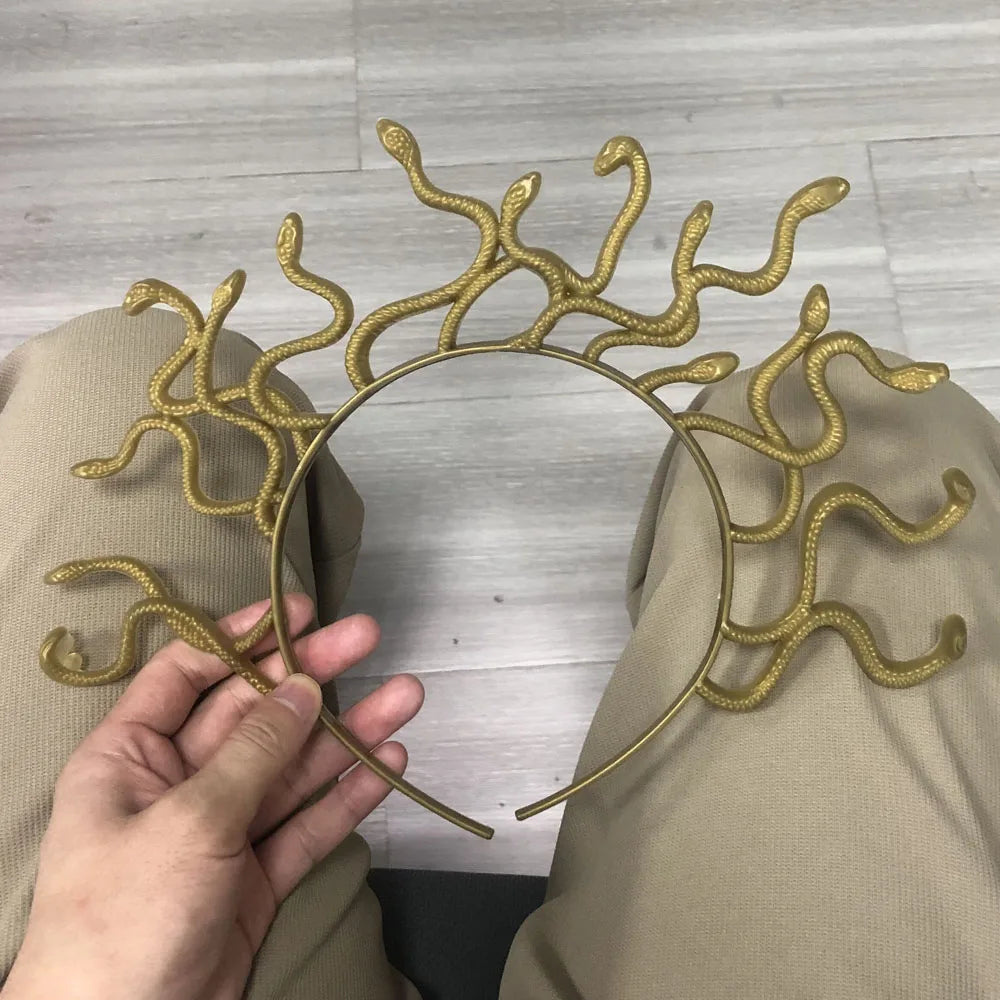 Hoofdband Dames Medusa Slang Ontwerp voor Cosplay en Feestelijke Gelegenheden 5