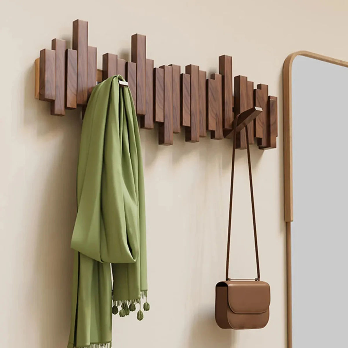 Houten Pianokapstok – Massief Walnoot of Beukenhout voor Hal & Slaapkamer 8