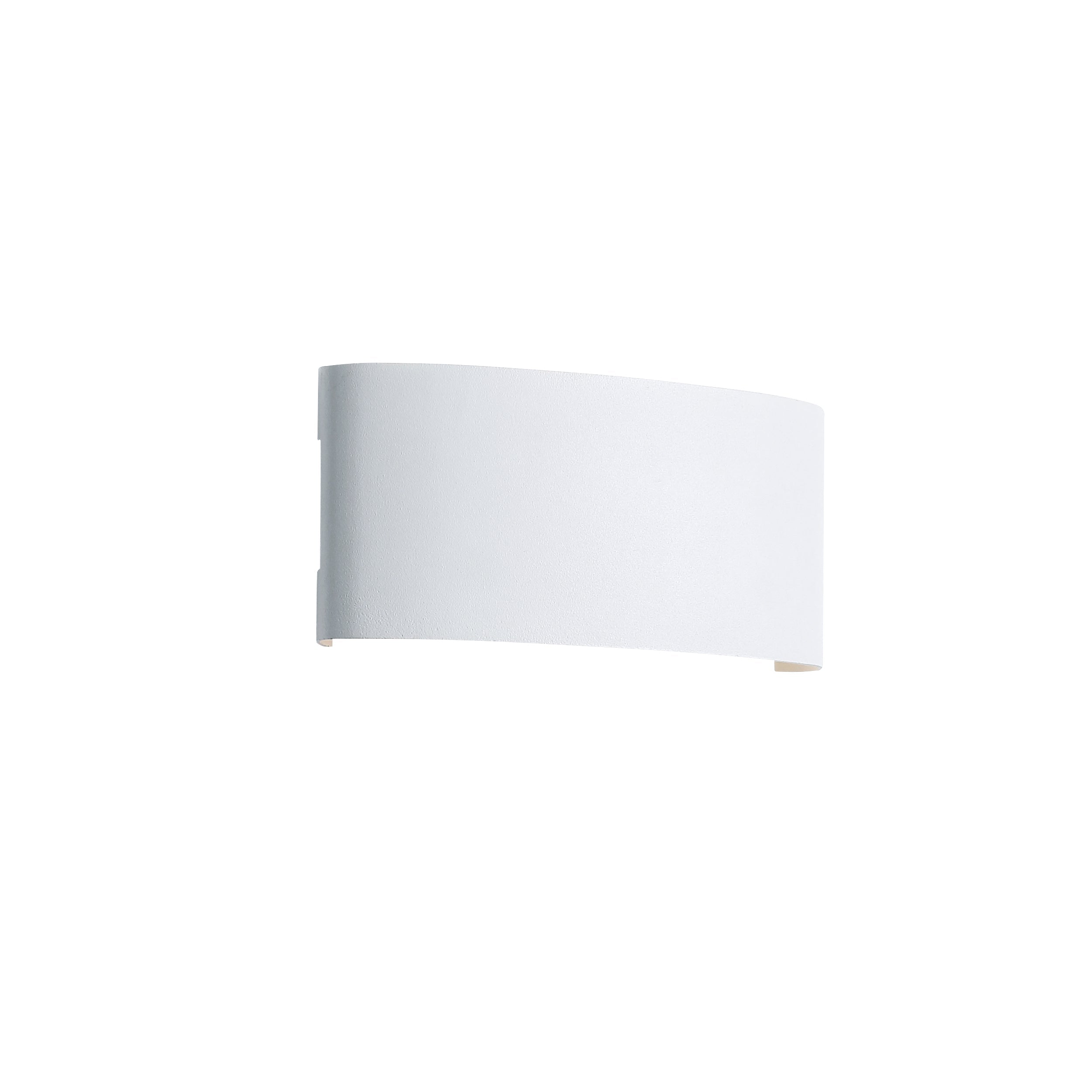 Ortelo – 6W LED Væglampe 17cm Hvid Aluminium Finish