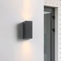 Applique murale extérieure – Éclairage moderne haut/bas avec design élégant et résistant aux intempéries