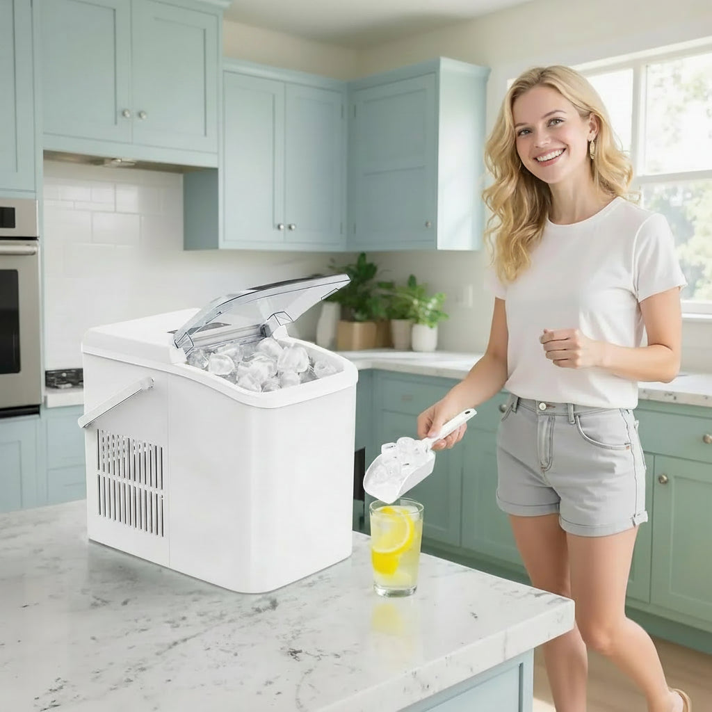 Ice Maker Machine Portable Countertop Automatic Ice Cube Maker 1