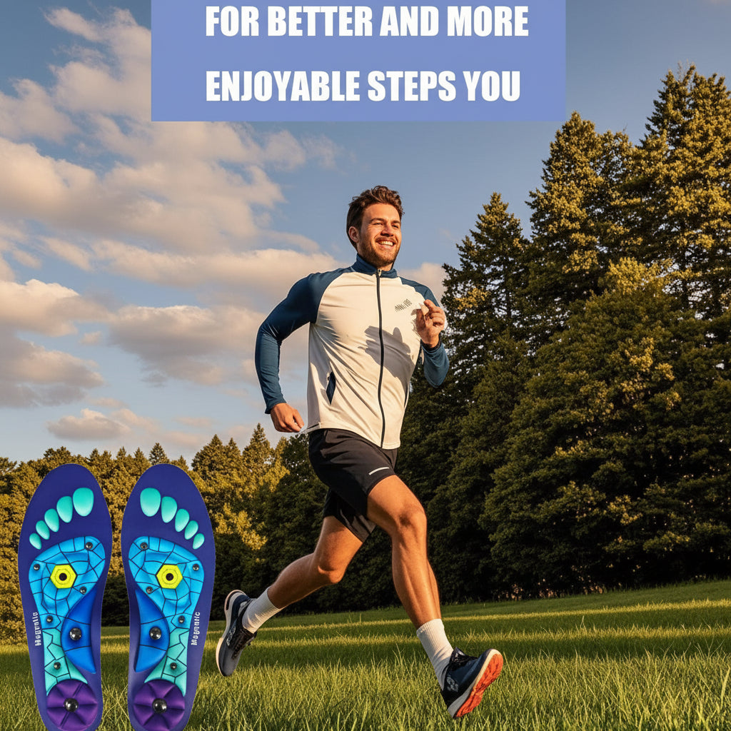 Insoles Magnetic Acupressure Arch Support Running 3