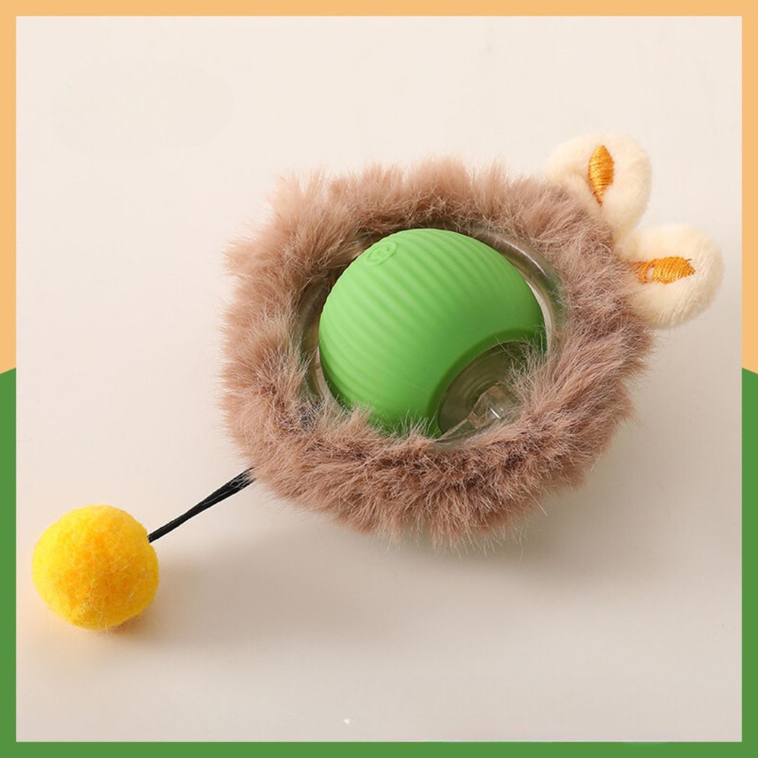 Interactive Game Ball with Tail for Cats 7