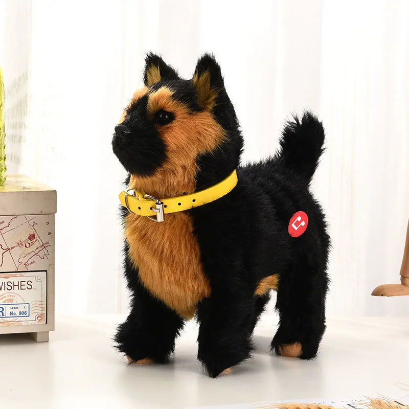 Interactive Plush Robot Puppy Toy with Sound Control and Touch Features – Walking and Barking Sheepdog 2