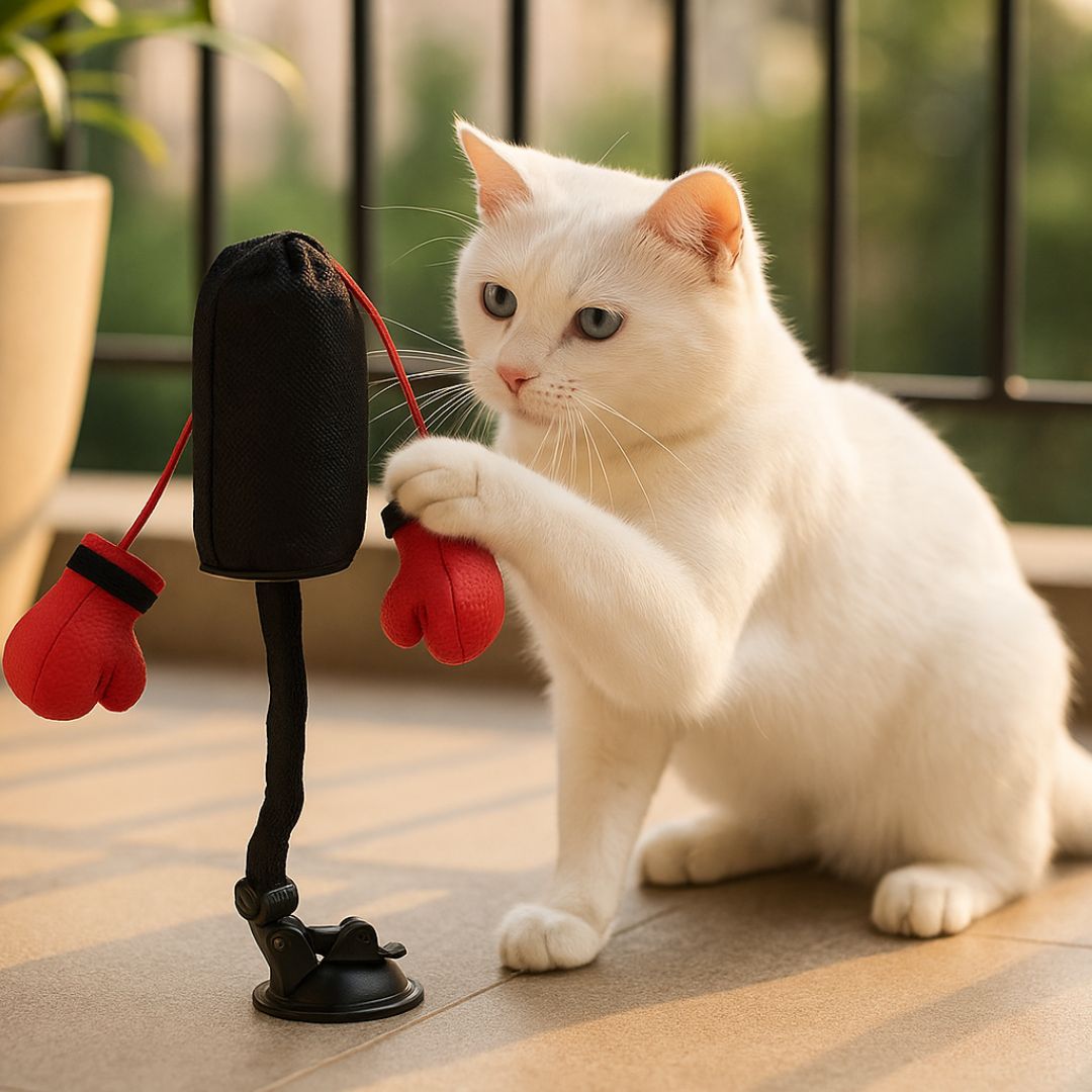 Interactive Punching Bag Toy for Cats 1