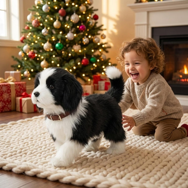 Interactive Realistic Robot Puppy – Lifelike Walking, Barking & Electronic Dog Toy 0