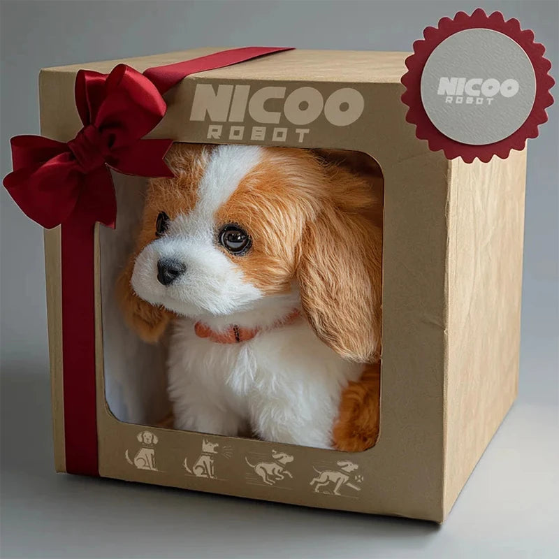 Interactive Robotic Puppy Toy with Barking and Walking Features – Realistic AI Pet 8
