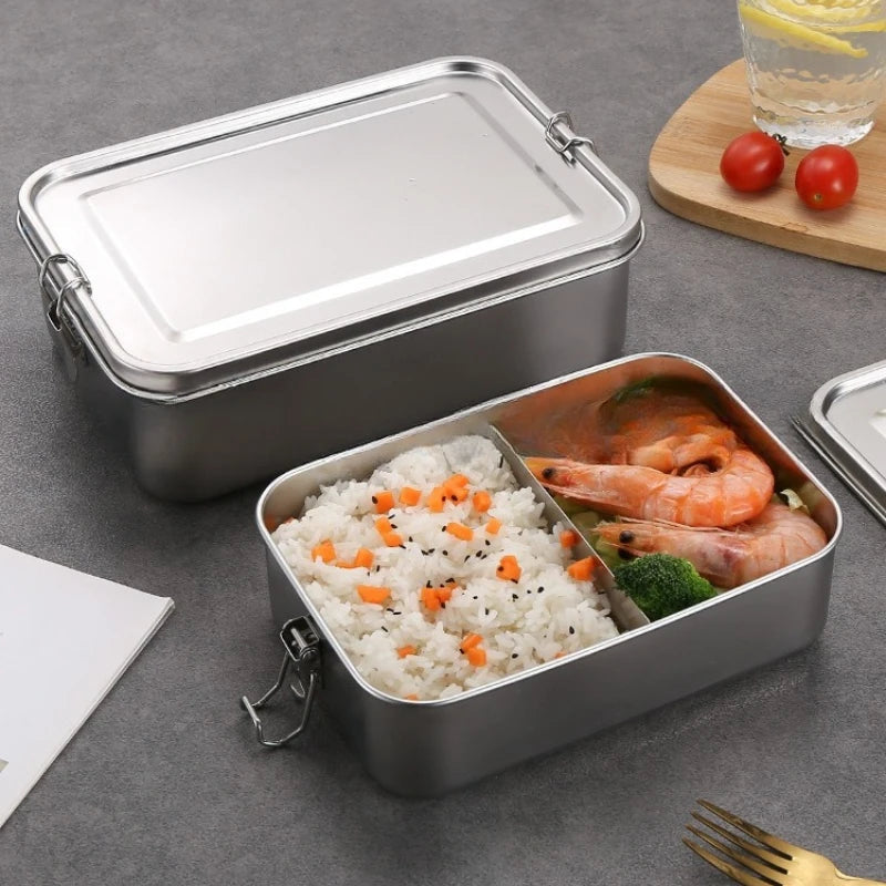 Jojo - Roestvrijstalen lunchbox, praktische en milieuvriendelijke lunchbox (set van 3) 1