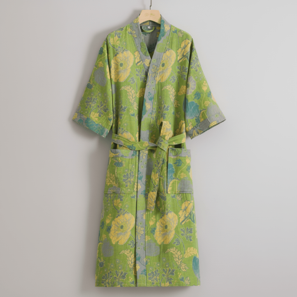 KIMOGINKO – Kimono-badjas van biologisch katoen voor ademend comfort 9