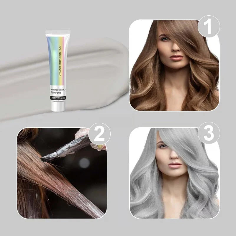 Kalsten | 2-in-1 Natural Essence Extract Silver Hair Dye 7