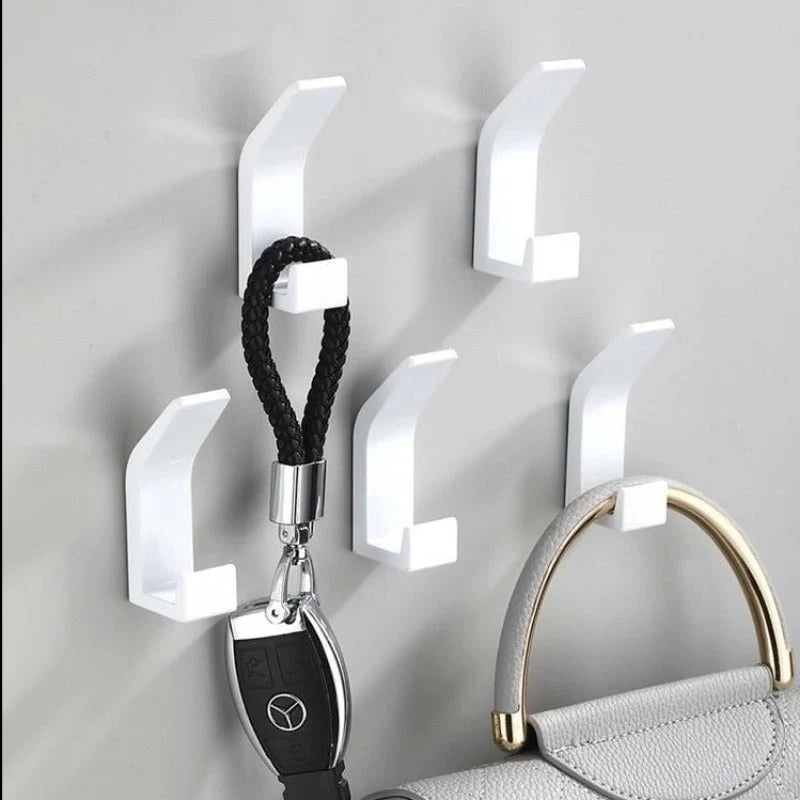 Kalsten | Aviro Aluminum Wall Hooks Black/White - Modern Decorative Coat Hooks 4