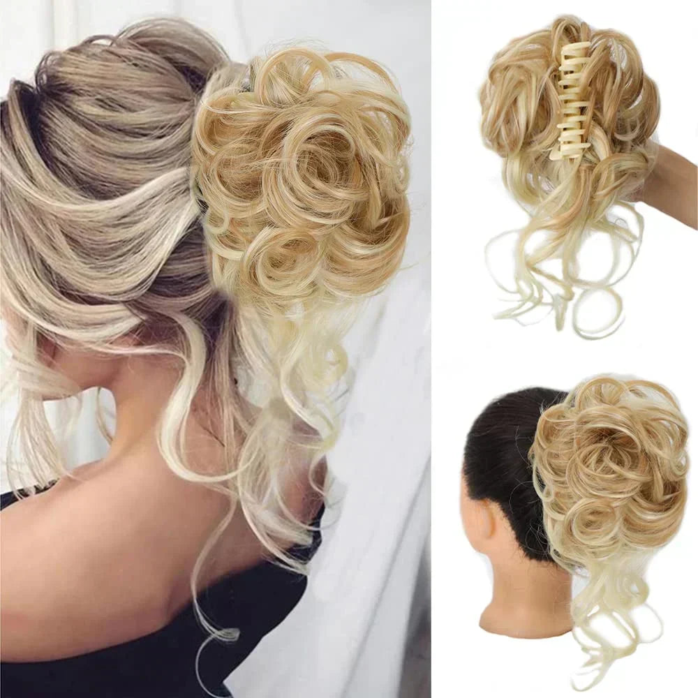 Kalsten | Curly Hair Bun – Clip-in Hair Piece with Volume and Natural Look 1
