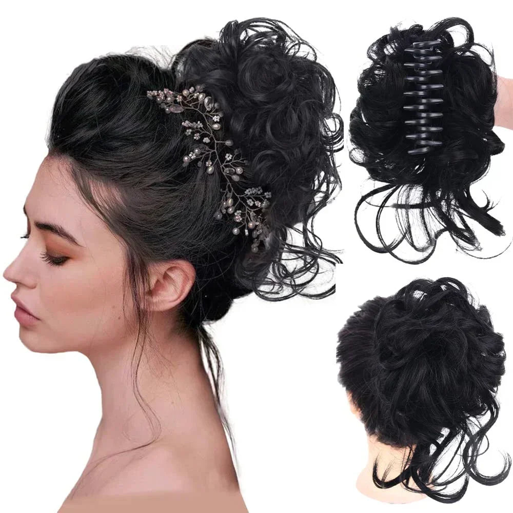 Kalsten | Curly Hair Bun – Clip-in Hair Piece with Volume and Natural Look 16