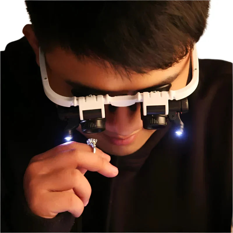 Kalsten | LED Magnifying Glasses with 8x, 15x, and 23x Magnification for Detailed Viewing and Precision Work 1