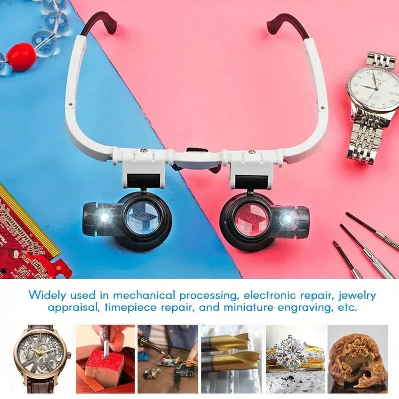 Kalsten | LED Magnifying Glasses with 8x, 15x, and 23x Magnification for Detailed Viewing and Precision Work 4