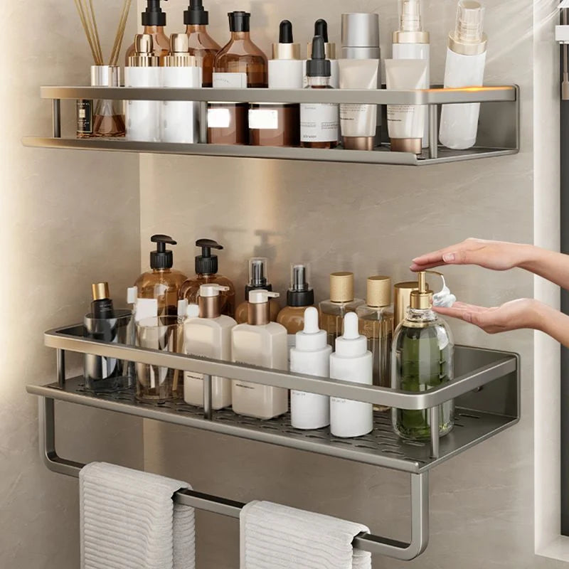 Kalsten | Minimalist Bathroom Accessories Hardware Set Bathroom Shelf Bathroom Accessories Kit 2