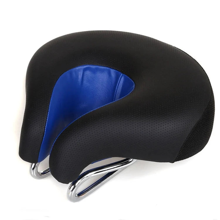 Kalsten | Noseless Bike Saddle Mountain Bike Thick Soft Padding (Blue) 0