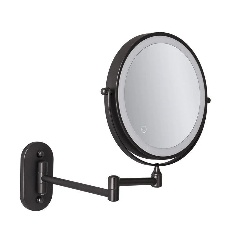 Kalsten | Rechargeable wall-mounted shaving mirror | 360° rotation. 1X/10X magnification and adjustable LED lighting for use in the bathroom 11