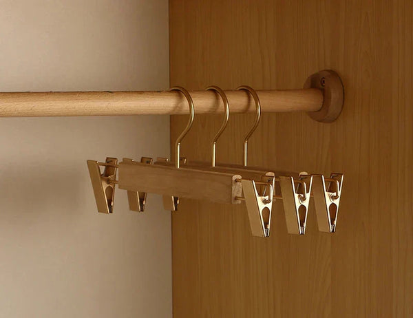 Kalsten | Set of 2 Premium Camphor Wood Hangers with Wide Shoulders for Clothing Organization 0