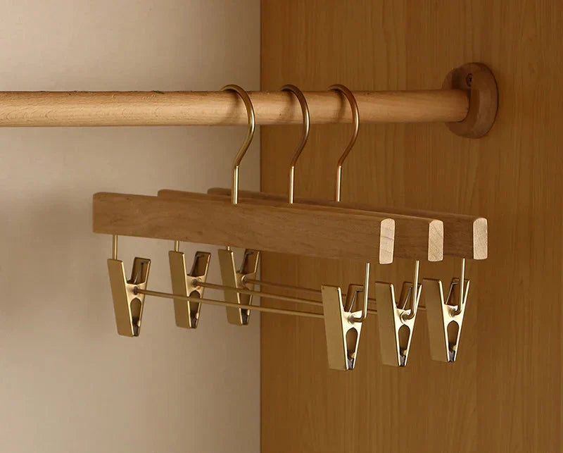 Kalsten | Set of 2 Premium Camphor Wood Hangers with Wide Shoulders for Clothing Organization 6