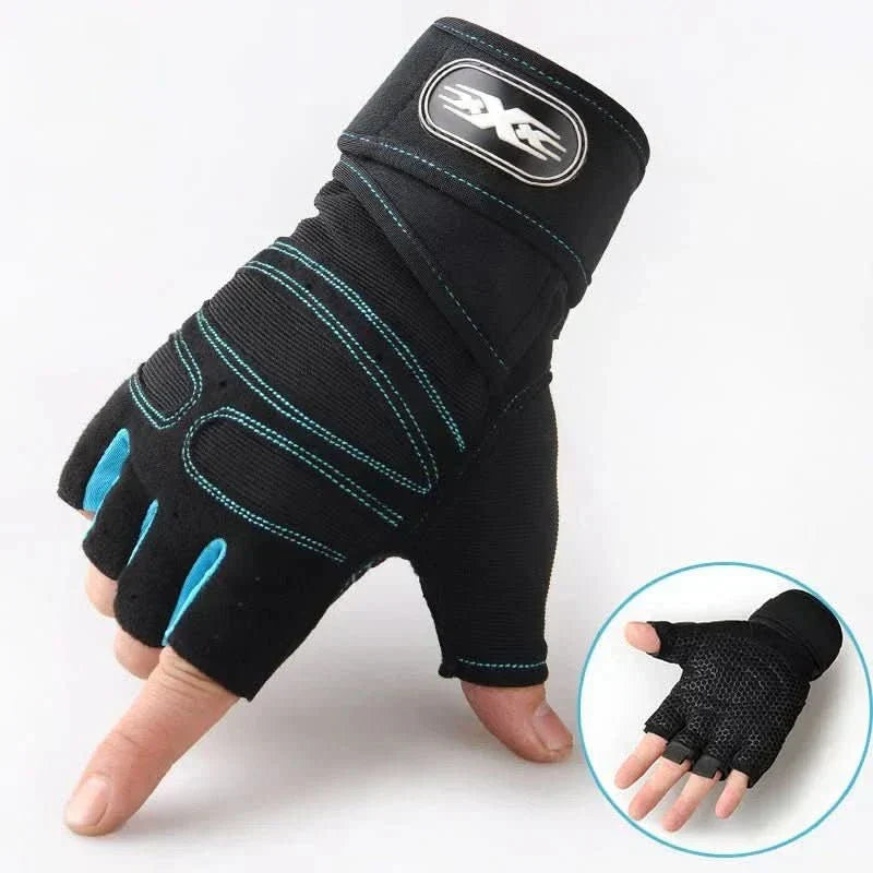 Kalsten | Shock-resistant training gloves with wrist support | For weight training, fitness & cycling 11