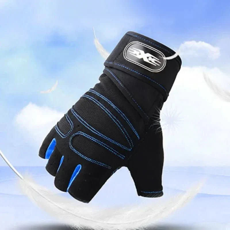 Kalsten | Shock-resistant training gloves with wrist support | For weight training, fitness & cycling 3