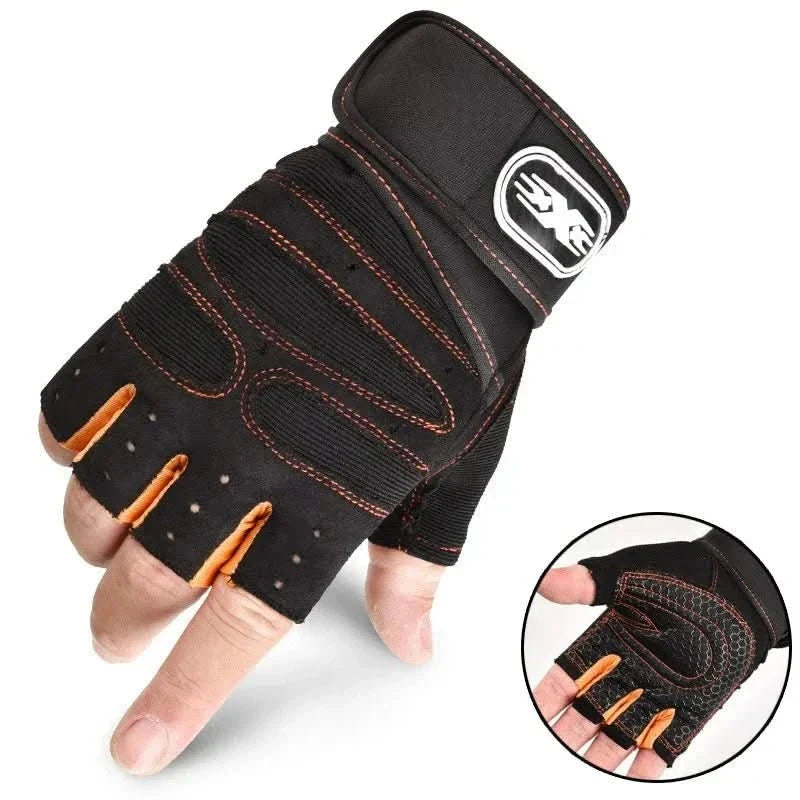 Kalsten | Shock-resistant training gloves with wrist support | For weight training, fitness & cycling 6