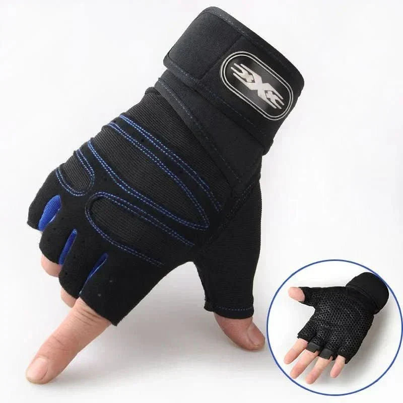 Kalsten | Shock-resistant training gloves with wrist support | For weight training, fitness & cycling 7