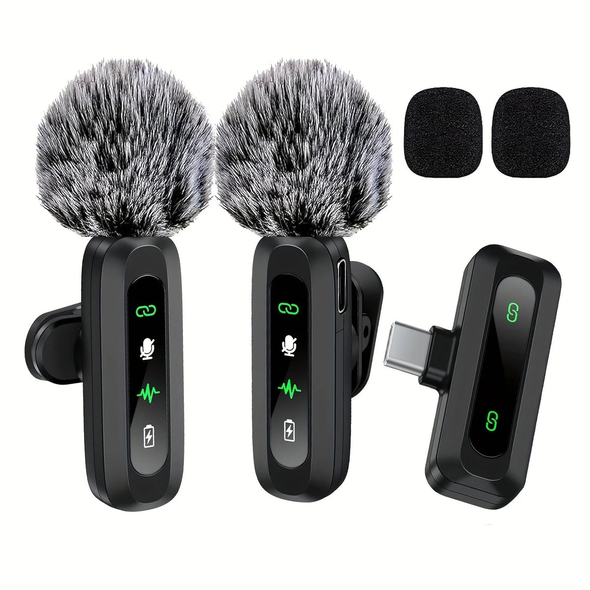 Kalsten | SoundSnap Wireless Clip Microphone – USB-C Microphone for Smartphone and Tablet 7