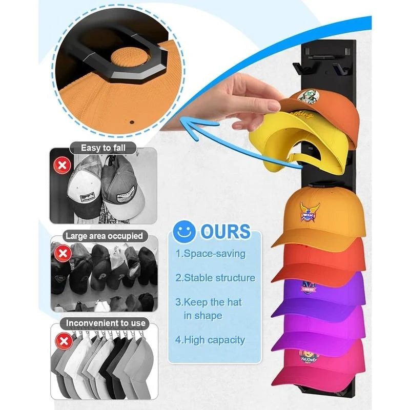Kalsten | Wall Mounted Hat Organizer 2