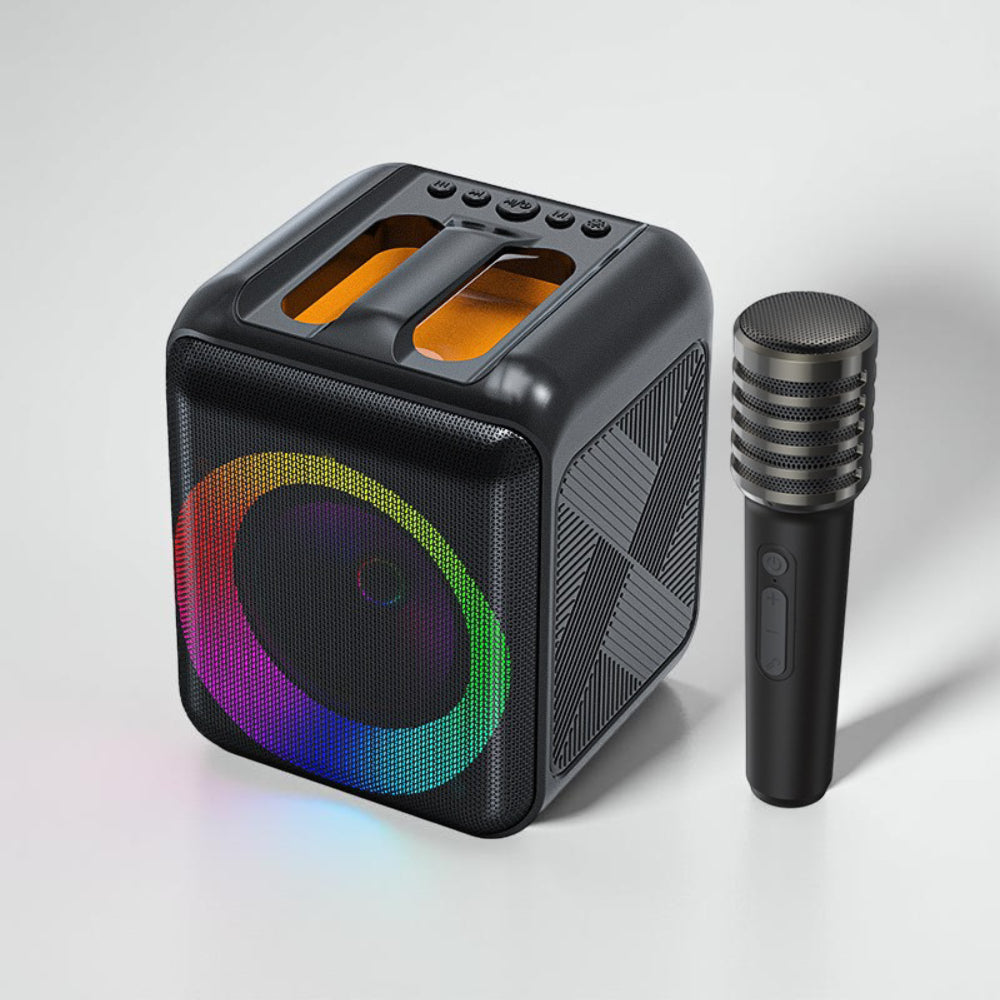 Karaoke Machine Bluetooth Portable Speaker Wireless Microphones 1
