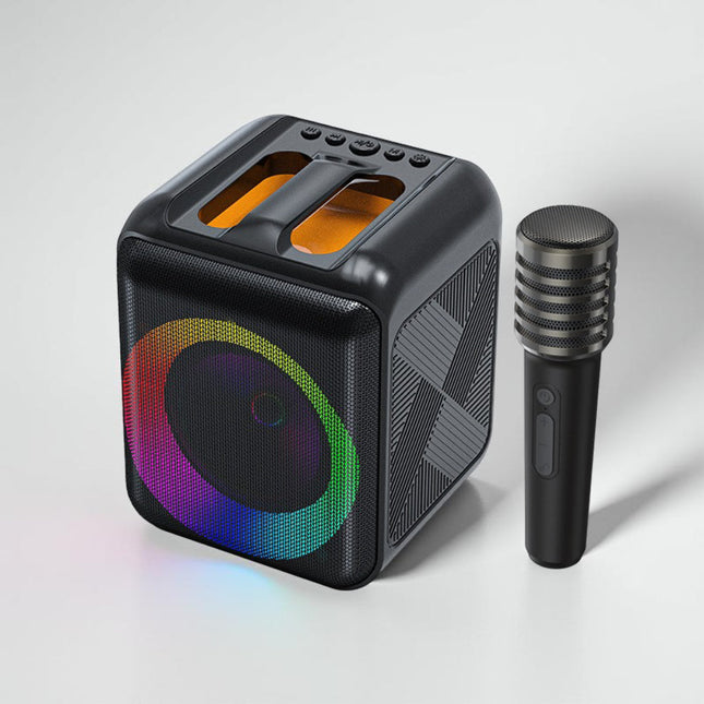 Karaoke Machine Bluetooth Portable Speaker Wireless Microphones 1
