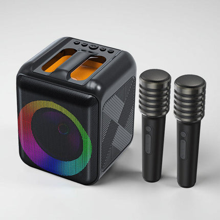 Karaoke Machine Bluetooth Portable Speaker Wireless Microphones 2