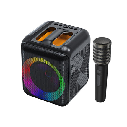 Karaoke Machine Bluetooth Portable Speaker Wireless Microphones 4