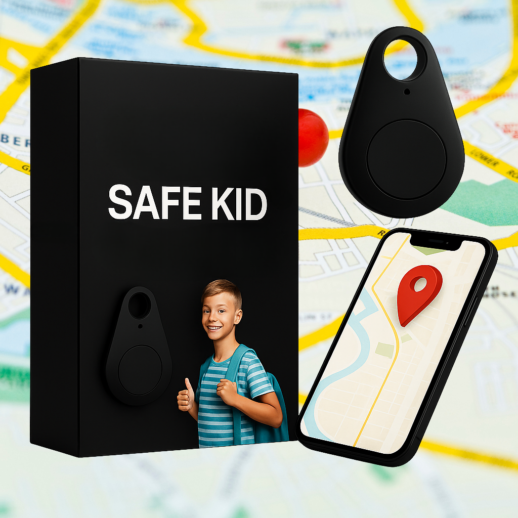KidiSafe | Waterproof Child GPS Tracker Live Location & SOS 0