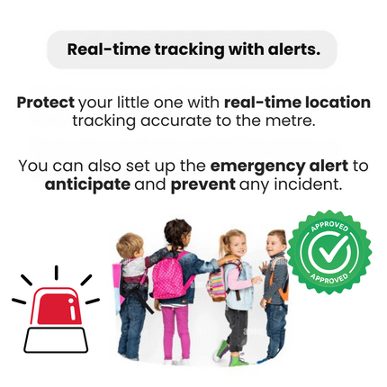 KidiSafe | Waterproof Child GPS Tracker Live Location & SOS 3