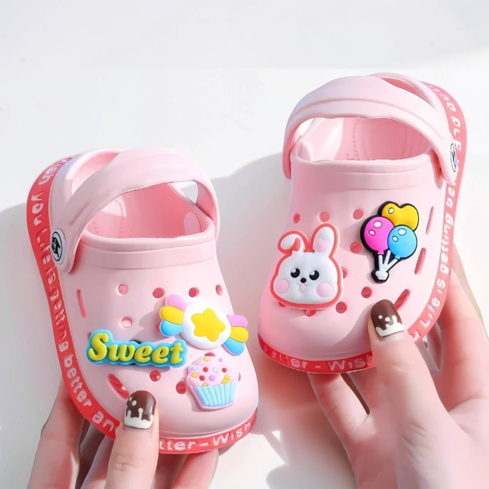 Kids Clogs Cartoon Slip On Garden Sandals Toddler Shoes 2