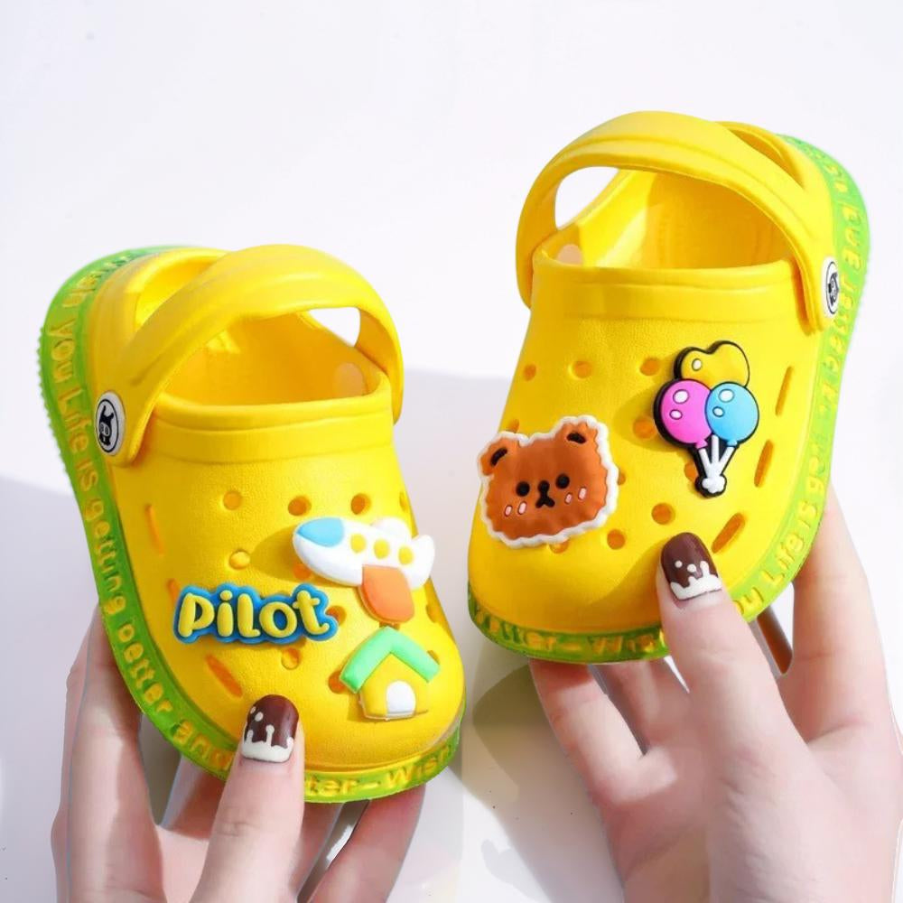 Kids Clogs Cartoon Slip On Garden Sandals Toddler Shoes 5