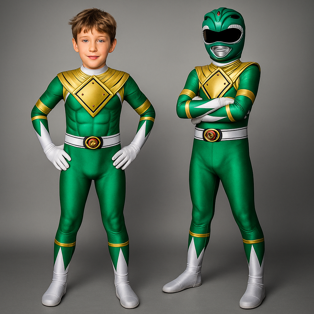 Kids Costume Superhero Jumpsuit Muscle Print Party Outfit 2