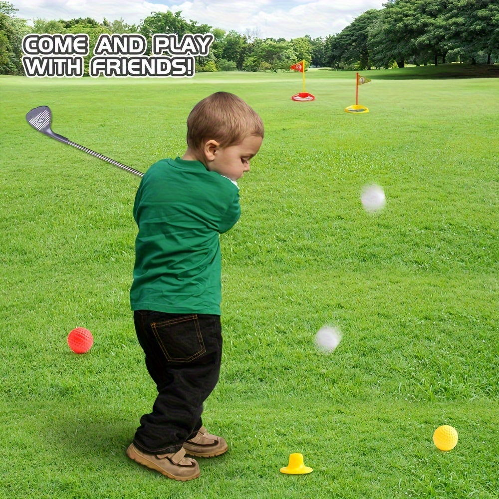 Kids Golf Club Set - Adjustable for Ages 3-8 Play 2