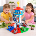 Kids Toys Car Playset Slide Tower Track Toy Vehicles 0